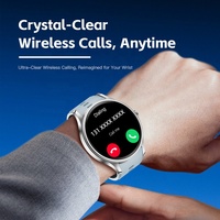 Reloj Inteligente X69 con Pantalla IPS Redonda, Monitor de Ritmo Cardíaco, Rastreador de Actividad Física, con Respuesta a Llamadas y 3 Correas
