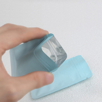 Emballage pour sachets de thé, hologramme personnalisé, étanche à l'humidité, petite pochette, mini sac refermable, rose holographique, auto-scellant sur 3 côtés, sachets de 3,5 g et 7 g