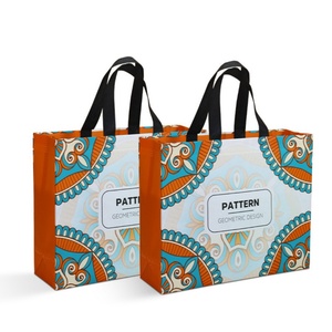 Wholesale Custom Non Woven Shopping <b>Bag</b> Durable Shoulder Grocery Laminated Printed <b>Reusable</b> Shopping <b>Bag</b> Manufacturers - Product Image 2