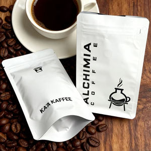 Sachets d'emballage blancs personnalisés avec impression numérique pour l'emballage de grains et de poudre de café - Product Image 4