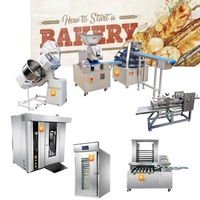 Ligne de production de pain électrique automatique avec mélangeur de pâte, façonneuse, étuve et four de cuisson, livraison gratuite, longue durée de vie, pour farine, sucre, œufs, blé