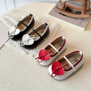 Zapatos de Princesa <span class=keywords><strong>para</strong></span> Niñas, Primavera y Otoño 2026, Nuevos, Elásticos, de Poliuretano, <span class=keywords><strong>con</strong></span> Cierre de <span class=keywords><strong>Velcro</strong></span>, <span class=keywords><strong>con</strong></span> Lazo, <span class=keywords><strong>para</strong></span> <span class=keywords><strong>Bebés</strong></span> de 1 a 6 Años - Product Image 1
