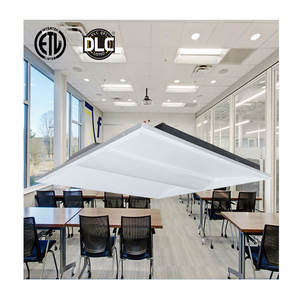 Luz Troffer LED de 30W para techo colgante de oficina con temperatura de color de 4000K/5000K alto CRI (>82) regulable con clasificación IP20 - Product Image 1