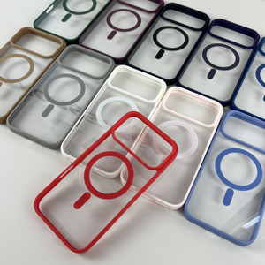 Funda móvil de lujo transparente para iPhone 17 Pro Max 16 15 Pro TPU PC Phone case Clear Glossy Finish Venta caliente Magnet <span class=keywords><strong>Spot</strong></span> Goods - Product Image 5
