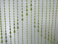Rideau de perles acryliques en forme de goutte d'eau, coloré, pliable, translucide, design contemporain pour la maison, Noël, photos