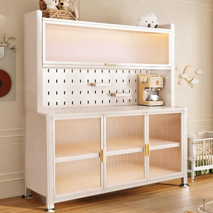 <span class=keywords><strong>Meuble</strong></span> de <span class=keywords><strong>rangement</strong></span> de cuisine multi-niveaux grande capacité, armoire latérale moderne pour baguettes, <span class=keywords><strong>micro</strong></span>-ondes et articles de repas domestiques - Product Image 2