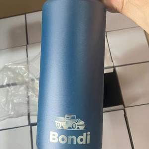 Bouteille d'eau isotherme personnalisée avec logo, 18oz, 26oz, 36oz, en acier inoxydable à double paroi sous vide, avec couvercle et paille, pour le sport - Product Image 5