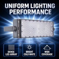 Projecteur LED intelligent OEM anti-éblouissement 200W 400W 600W avec capteur photocellule, éclairage extérieur étanche IP65 pour l'éclairage des stades
