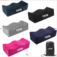 Prix d'usine – Oreiller BBL en velours anti-bactérien en forme de U pour soutien post-chirurgical des fesses, alignement des hanches et genoux, amovible et lavable
