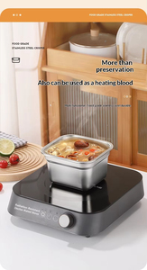 Boîte à lunch personnalisée avec logo, en acier inoxydable 201, 1/3 bac alimentaire, boîte de conservation scellée, conteneur alimentaire <span class=keywords><strong>Bento</strong></span> avec couvercle pour enfants - Product Image 5