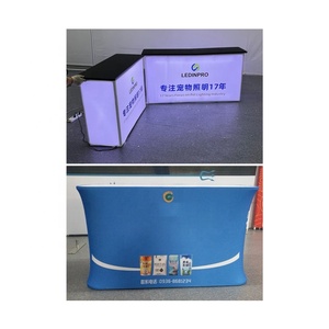 30 tables d'affichage de publicité d'<span class=keywords><strong>éclairage</strong></span> LED vendues stand d'<span class=keywords><strong>exposition</strong></span> pliable table de promotion Pop up bureau comptoir de salon - Product Image 3
