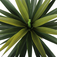 Promotion : Bonsaï d'Agave Artificiel Décoratif d'Intérieur, Tronc en Bois Véritable, en Plastique Sisal Écologique et Durable, Résistant aux UV