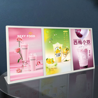 Présentoir de menu de bureau Restaurant Annuler l'affichage de la carte de menu Prix Flyer Poster Rack Drinkware Accessoires