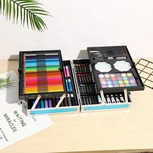 Günstigeres Kawaii Briefpapier Malerei Kunst Farbset mit Farb stift und Aquarell markierungen für Kinder - Product Image 4