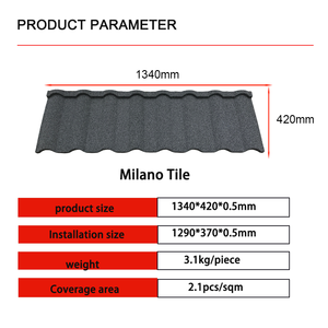 Elegante Techo Metálico con Recubrimiento de Piedra de Colores para Casas Británicas, Tejas de Techo con Protección a Largo Plazo, Material de Construcción, Teja <span class=keywords><strong>Tudor</strong></span> - Product Image 3