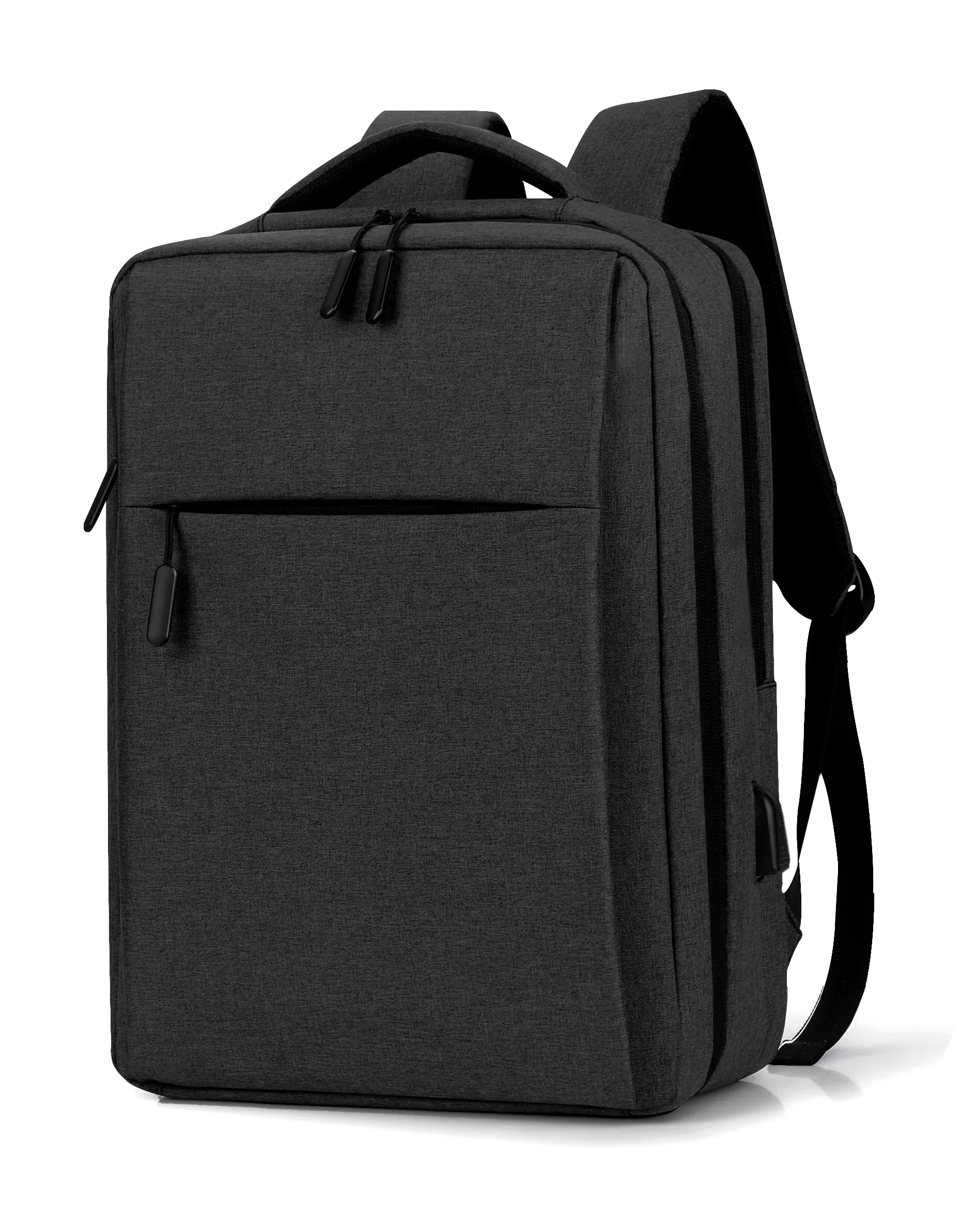 Mochila inteligente unissex com carregamento usb, bolsa leve masculina compacta feita em tecido impermeável com tecnologia à prova de furtos, ideal para estudantes de faculdade