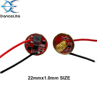 Sortie universelle Buck-Boost 22MM 6V 1450mA Courant de fonctionnement 1 MODE (on/off) Entrée 3V-8.4V pour puce LED UVC SW