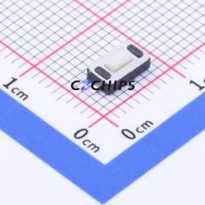 YTSB008A0252501B Tactile Switch SMD,6x3.5mm Switch Single Pole Single Throw Rectangle Button 2.5N Vertical Mount - Product Image 1