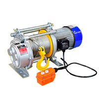 Palans électriques verticaux industriels 1T, treuil à câble métallique 100M, moteur léger en aluminium, 220V/380V, vitesse de levage 14M pour