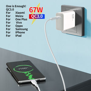 33W 67W 120W UE EE. UU. USB Cubo Cargador Hipercarga Turbo Cargador de pared rápido - Product Image 4