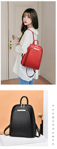 Mochilas Populares de Piel Sintética para Mujer, Bolsos Cruzados de Diseño para Damas, Mochilas para Chicas - Product Image 4