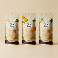 Sacs personnalisés à soufflets latéraux, sachets de café anti-humidité, pochettes verticales, emballages pour thé