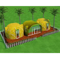 Conception de bâtiments résidentiels Module d'économie d'énergie de bâtiment résidentiel préfabriqué simple Maison dôme en mousse EPS