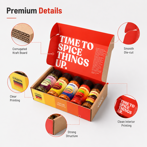 Custom Full Color Printed Corrugated Mailer Boxes Foldable Spice Gift Packaging Box Custom Logo Factory Wholesale Eco-Friendly - Product Image 5