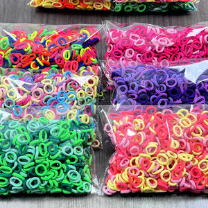 100 Vente en gros directe usine : Anneaux de <span class=keywords><strong>pouce</strong></span> pour enfants, Petits élastiques, Anneaux pour serviettes, Élastiques à cheveux non-abrasifs pour filles de haute qualité - Product Image 3