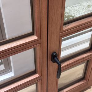 Puerta de madera maciza <span class=keywords><strong>exterior</strong></span> de alta calidad personalizada, diseños modernos, puerta de madera arqueada Meranti <span class=keywords><strong>con</strong></span> vidrio <span class=keywords><strong>para</strong></span> casas - Product Image 6