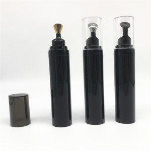 Botella de Plástico Negra para Sérum Facial Regenerador sin Aire con Pulverizador y Serigrafía Multiusos - Product Image 2