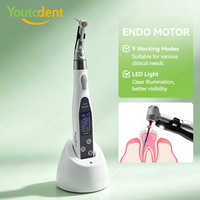 Equipo Dental, Motor Endodóntico Inalámbrico LED de Plástico con Contra Ángulo 16:1, Motor Eléctrico para Endodoncia, Motor Eléctrico para Conductos Radiculares