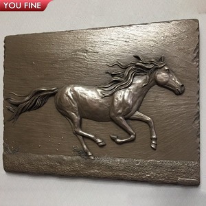 YOUFINE Letrero de Bronce Fundido a la Cera Perdida Personalizado con Relieve, Estilo Rústico, Patina Verde Antigua, Logotipo y Texto Grabados, Placa Decorativa para Pared de Villa - Product Image 5