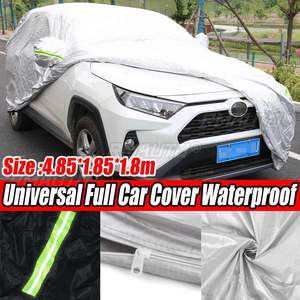 Housse de voiture imperméable 4,85x1,85x1,8m, intérieur/extérieur, protection complète contre le soleil, les UV, la neige et la poussière, universelle pour berline et SUV - Product Image 1