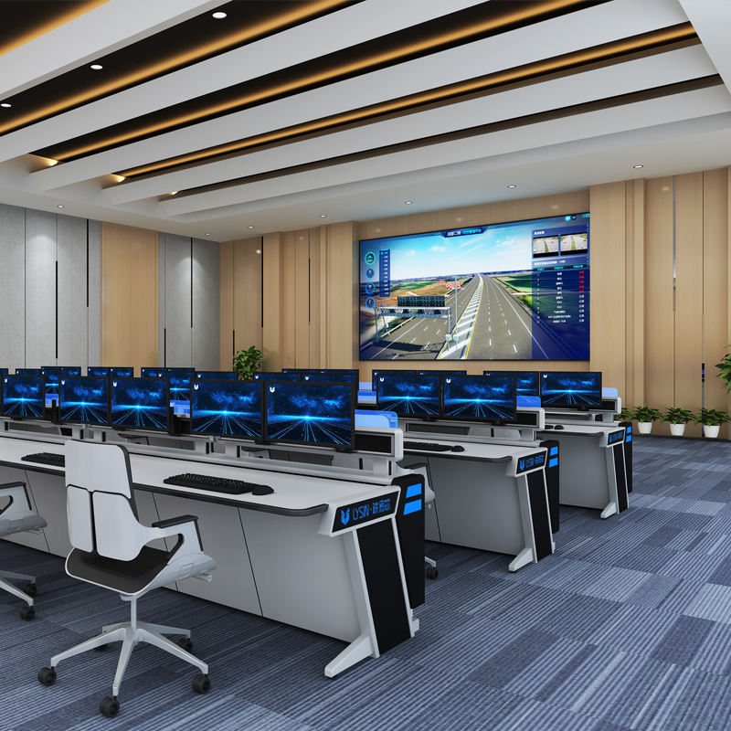Modern Steel Security Command Center Console Lysin Dispatch Monitoring ...