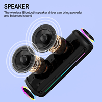 Enceinte portable d'extérieur JB Loud 2025 avec contrôle vocal 5.3, subwoofer et éclairage RGB – Promotion et vente en gros