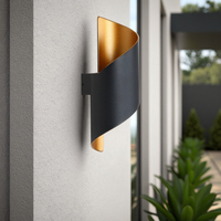 Applique murale LED moderne Décoration simple Applique murale extérieure en aluminium IP65 Étanche Chevet Forme cylindrique