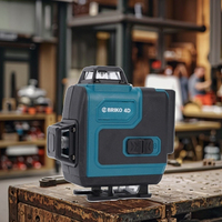 Niveau laser rotatif direct du fabricant, 16 lignes, haute précision, portable, industriel, étanche IP-54, portée 20-25m, 4D 360