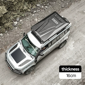ADA OVERLAND Hot Sell Triangle Hard Rooftop Tent, Aluminum Material Waterproof Design for Car Camping - Product Image 4