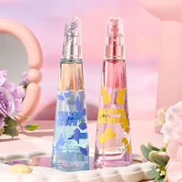 Perfume para Mujer Purple Heart Cap, Notas Florales Fragantes, 88 ml, 2.95 oz, Mango, Rosa, Bayas, Ámbar, Aroma Dulce Quemado, Spray de Aroma en Bruma Fina