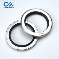 Joint d'étanchéité à l'huile en PTFE 60*80*8, boîtier en acier inoxydable, simple ou double lèvre, pièces de rechange pour compresseur d'air à vis, certifié CE/ISO9001