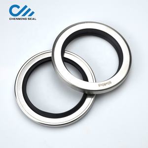 Selo de óleo labial 60*80*8 ptfe, com caixa de aço inoxidável, único lábio e parafuso duplo, compressor de ar, peças de reposição - Product Image 2