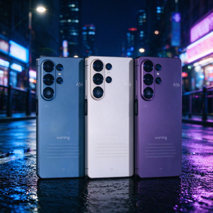 Téléphone Android A56 à grand écran, design élégant, plusieurs couleurs, écran micro-courbé, débloqué pour le monde entier - Product Image 1