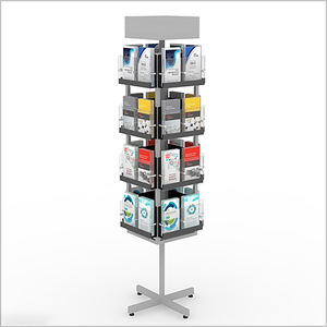 Exhibidores de Metal Personalizados para Revistas, Folletos y Postales, Exhibidores Giratorios para Tiendas Minoristas - Product Image 3