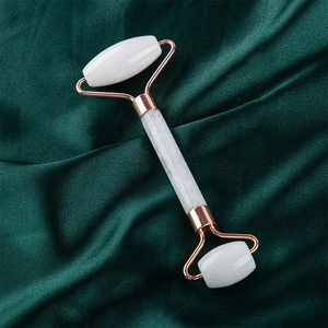 Face <b>Jade</b> <b>Rollers</b> Double Leaded Pink Powder Crystal Beauty <b>Jade</b> <b>Roller</b> Gua Sha Set With Packaging Box - Product Image 5