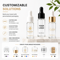 Flacons compte-gouttes portables en verre ambré de 2 ml à 10 ml pour échantillons, personnalisables avec logo, pour marques d'huiles essentielles