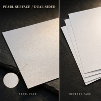 Papier recyclable haut de gamme double face couché blanc nacré à séchage rapide pour emballage cadeau et impression de couvertures de livres