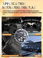 Attaches de câbles autobloquantes en nylon, longueur 90 mm, largeur 5 mm, pour câbles électriques, multi-usages, réparation automobile