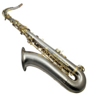 Eastern Music Full Body Hand-Hammered Cupronickel MKVI Style Tenor Saxophone Wind Instrument Model TS366BTH