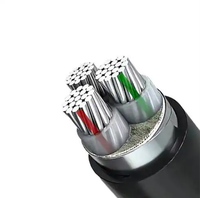 Kabel Inti Aluminium Berlapis PVC Berisolasi untuk Industri & Konstruksi Kelautan Tegangan Rendah